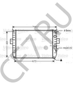 938.22682 ZASTAVA Радиатор, охлаждение двигателя в городе Екатеринбург