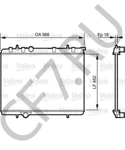 1330R4 CITROËN (DF-PSA) Радиатор, охлаждение двигателя в городе Екатеринбург