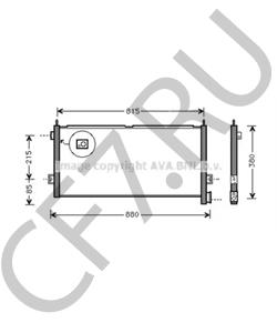 21086309 TERBERG-BENSCHOP Конденсатор, кондиционер в городе Екатеринбург