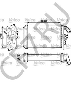644846 TALBOT Теплообменник, отопление салона в городе Екатеринбург