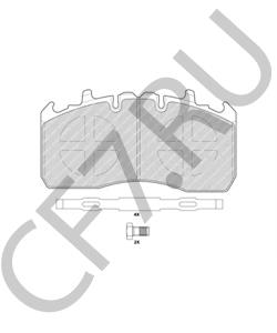 68326055 ROCKWELL Комплект тормозных колодок, дисковый тормоз в городе Екатеринбург