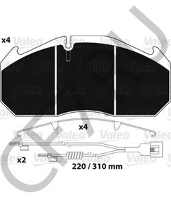 0024205520 SETRA Сигнализатор, износ тормозных колодок в городе Екатеринбург