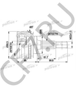 4341002320 GMC Приводной вал в городе Екатеринбург