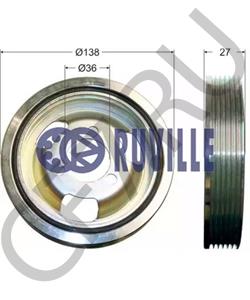 0515T2 DS Ременный шкив, коленчатый вал в городе Екатеринбург