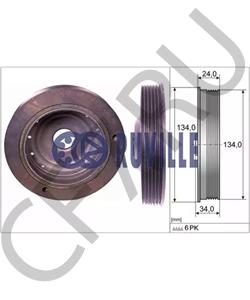 77 00 105 321 HOTCHKISS BRAND Комплект ременных шкивов, коленчатый вал в городе Екатеринбург