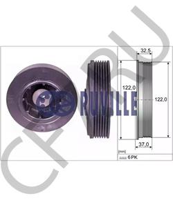 77 00 738 072 HOTCHKISS BRAND Комплект ременных шкивов, коленчатый вал в городе Екатеринбург