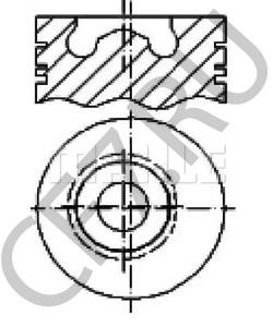 3926632 CUMMINS FOTON Поршень +0,5 Cummins 4-6BTAA EQB140/210-20 в городе Екатеринбург