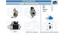 HR Parts Стартер (12V, 2.3kW, 9зуб) (#W9)