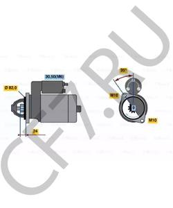 42-3708-10 АТЭ-1 ПРИВОД СТАРТЕРА В СБ ДВ 406 в городе Екатеринбург