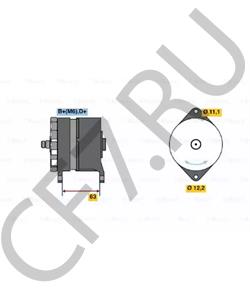 2 9439 240 0 LAMBORGHINI Генератор в городе Екатеринбург