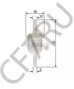 1301117074А ZIL Элемент фильтрующий топливный Зил-130 керамический в городе Екатеринбург