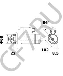 09 117 691 HOLDER Стартер в городе Екатеринбург