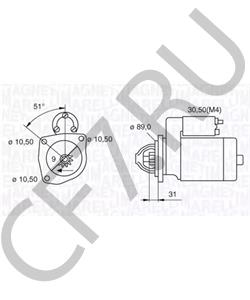 01180928 FEGO СТАРТЕР 12V 30 KW, МТЗ 3022 КИТАЙ в городе Екатеринбург