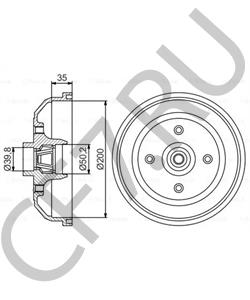 932311267 GMC Тормозной барабан в городе Екатеринбург