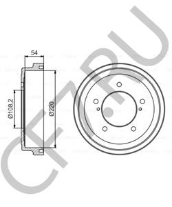 43511-67D01 SUZUKI Тормозной барабан в городе Екатеринбург
