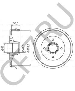 432023259R BAIC Тормозной барабан в городе Екатеринбург