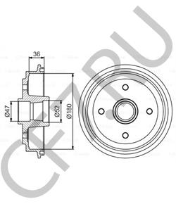 96062139 GEO Тормозной барабан в городе Екатеринбург