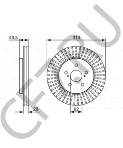 1421265 CARRARO Тормозной диск в городе Екатеринбург