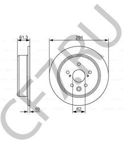 42431-0P010 TOYOTA (FAW) Тормозной диск в городе Екатеринбург