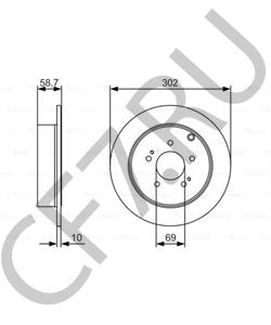1421351 CARRARO Тормозной диск в городе Екатеринбург