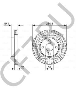 B3501101 LIFAN Тормозной диск в городе Екатеринбург