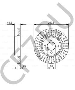 B123501210 DONGFENG (DFAC) Тормозной диск в городе Екатеринбург