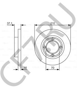 4351287Z02000 PIAGGIO Тормозной диск в городе Екатеринбург
