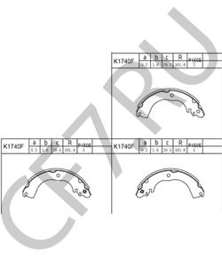 44060ED025 DONGFENG Комплект тормозных колодок в городе Екатеринбург