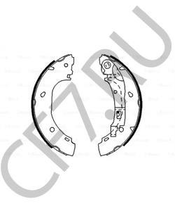77362286 Fiat/Alfa Romeo/Lancia Колодки тормозные задние барабанные [ORG в городе Екатеринбург