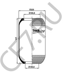 31100P2FC02 ACURA Кожух пневматической рессоры в городе Екатеринбург