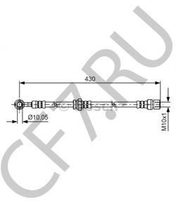 96397203 CHEVROLET (SGM) Тормозной шланг в городе Екатеринбург