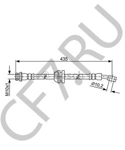 96528010 CHEVROLET (SGMW) Тормозной шланг в городе Екатеринбург