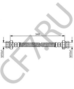 587363e100 Hwaseung R&A R&A Шланг тормозной задний правый KIA SORENTO в городе Екатеринбург