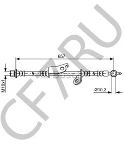 9094702E33 TOYOTA (FAW) Тормозной шланг в городе Екатеринбург