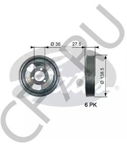 V763855180 DS Ременный шкив, коленчатый вал в городе Екатеринбург