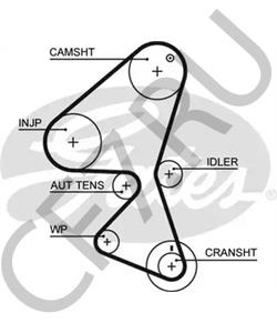 2S6Q6K288AC FORD ASIA / OCEANIA Ремень ГРМ в городе Екатеринбург