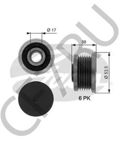 M345812 ASIA MOTORS Механизм свободного хода генератора в городе Екатеринбург