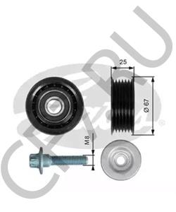 1562020619 MB ШКИВ НАСОСА ВОДЯНОГО в городе Екатеринбург