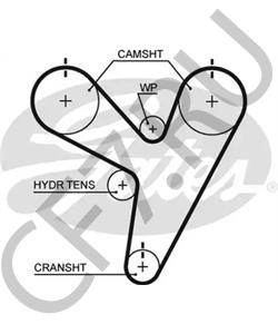 4663598 PLYMOUTH Ремень ГРМ в городе Екатеринбург