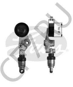 6652000070 Ssang Yong Натяжной ролик, поликлиновой ремень в городе Екатеринбург