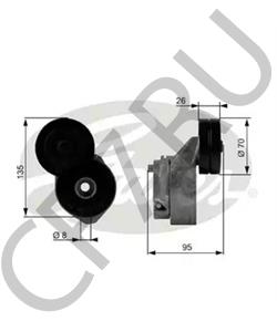 PQG100230 MG Натяжной ролик, поликлиновойремень в городе Екатеринбург