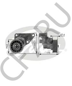 12580162 HUMMER Натяжная планка, поликлиновой ремень в городе Екатеринбург