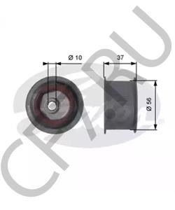 09196294 CADILLAC Паразитный / Ведущий ролик, зубчатый ремень в городе Екатеринбург