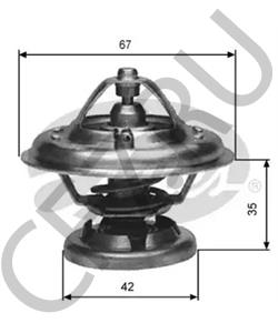 6012000015 PUCH Термостат, охлаждающая жидкость в городе Екатеринбург