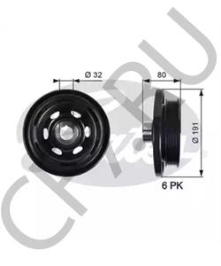 611 030 01 03 MB шкив коленвала в городе Екатеринбург