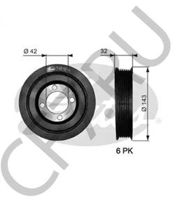 90469102 BUICK (SGM) Ременный шкив, коленчатый вал в городе Екатеринбург