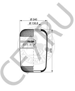 383 327 00 01 SETRA Кожух пневматической рессоры в городе Екатеринбург