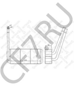 JEF100280 AUSTIN Теплообменник, отопление салона в городе Екатеринбург