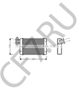 AFP5144 AUSTIN Теплообменник, отопление салона в городе Екатеринбург