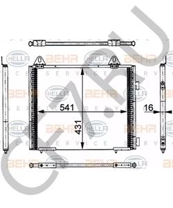 AWR5796 ROV/TRI/JAG/AUS/MG Конденсатор, кондиционер в городе Екатеринбург